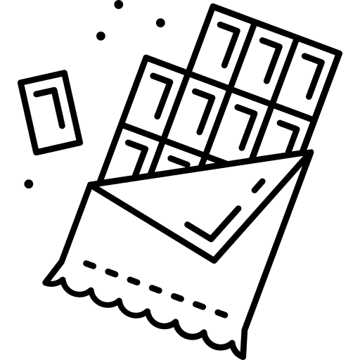 Chocolate food snack dessert icon