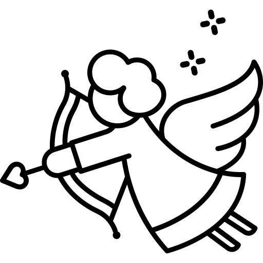 Cupid cherub cupid love icon