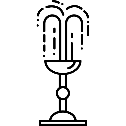 Fountain park garden architecture and city icon