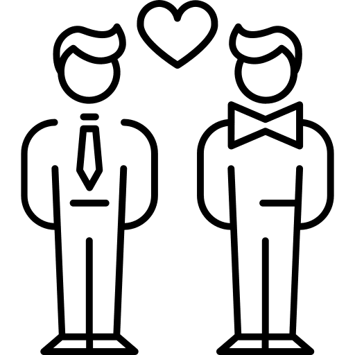 Groom love and romance family people icon