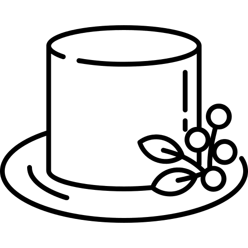 Hat costume masculine tall icon