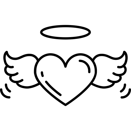 Hearts wing hearts romantic icon