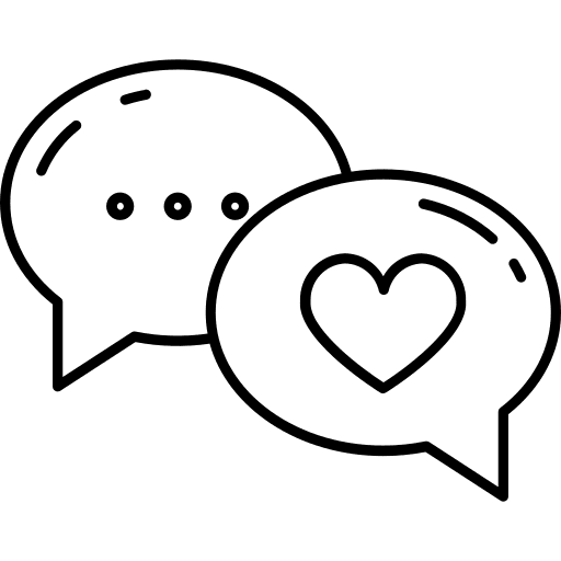 Message chat interface favorite icon