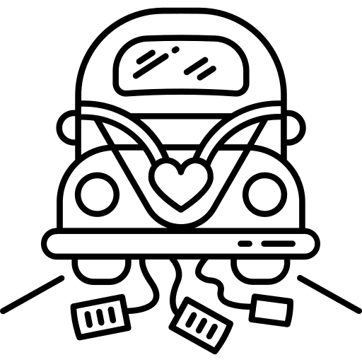 Car love love and romance automobile icon