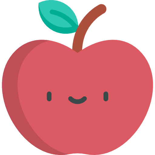 Apple food vegetarian vegan icon