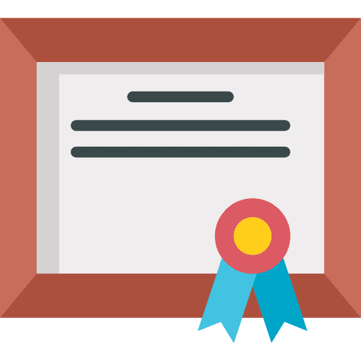 Diploma education patent diploma icon