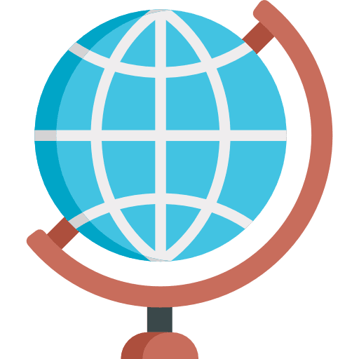 Globe planet earth globe subjects icon