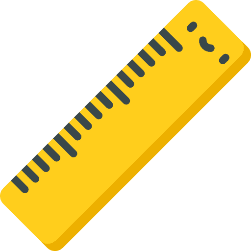 Ruler graphic tool education miscellaneous icon