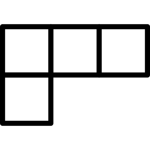 Tetris arcade gaming rectangles icon