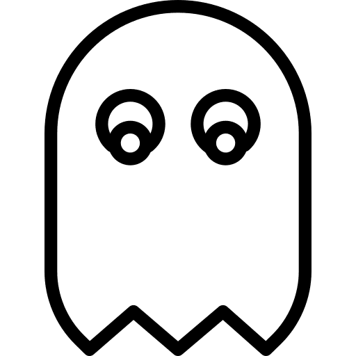 Ghost playing game play icon