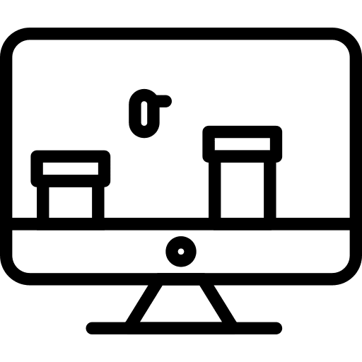 Mario play game computer icon