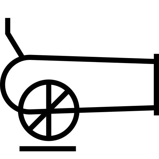 Cannon cannon weapons artillery icon