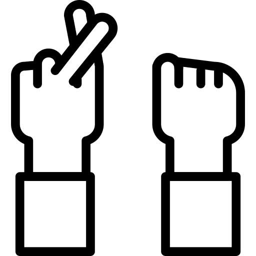 Rock rock stone paper icon