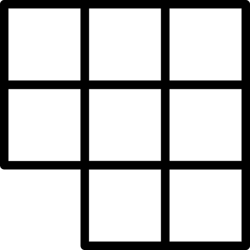 Tetris puzzle arcade shapes icon