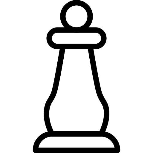 Chess rook game strategy icon