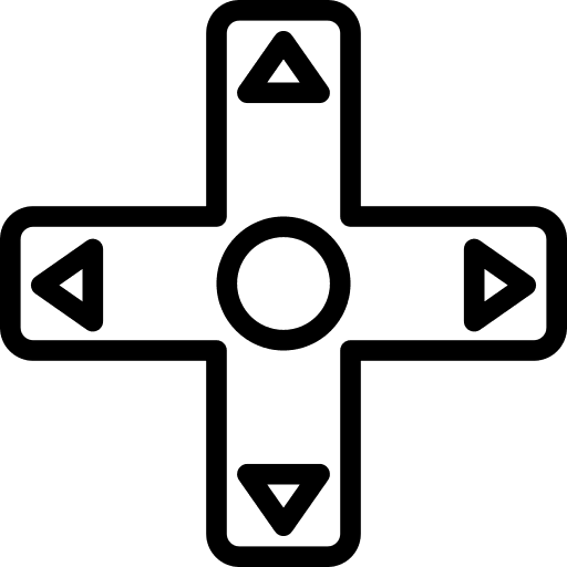 Cross game controller cross gamepad icon