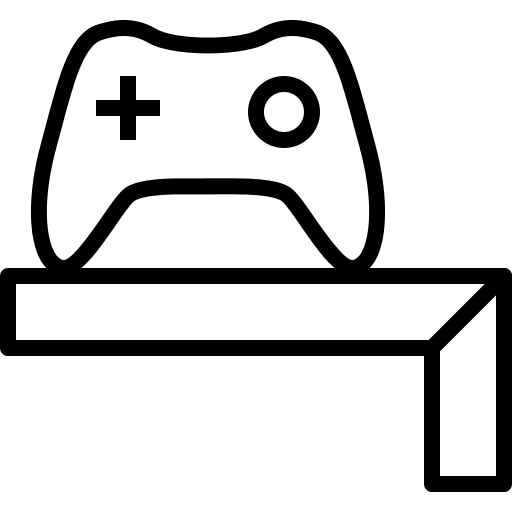 Game video game joystick technology icon