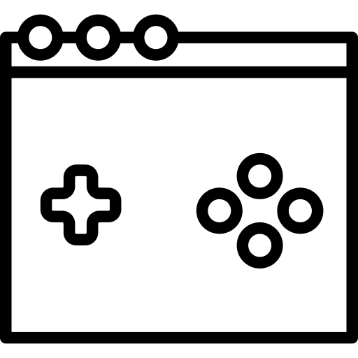 Browser video game game controller electronic icon