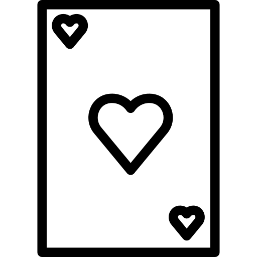 Poker game casino gaming icon