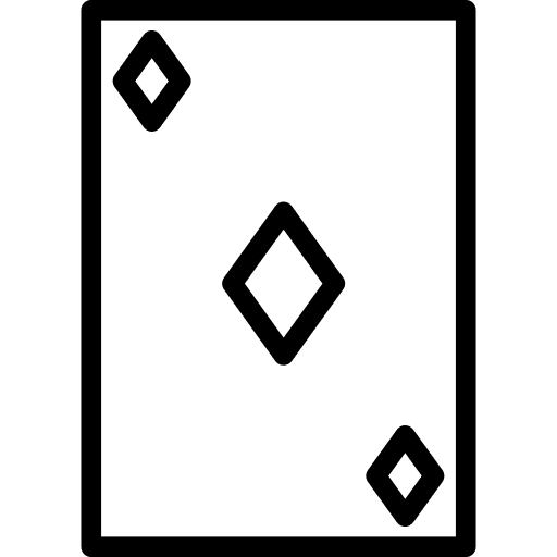 Poker game clubs shapes icon