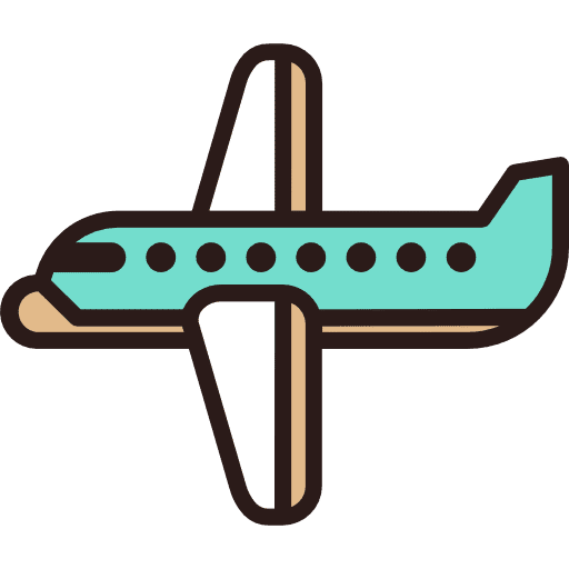 Aircraft vehicle airplane fly icon