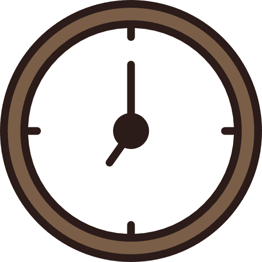 Clock watch clock time and date icon