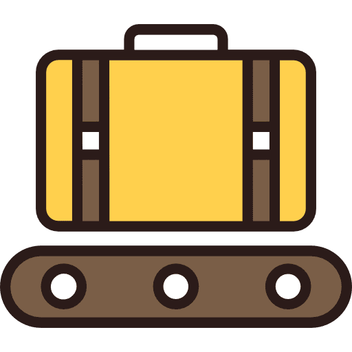 Luggage luggage airport claim icon