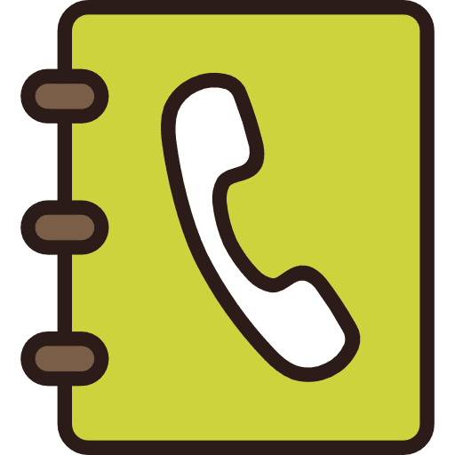 Phone book notepad agenda phone book icon