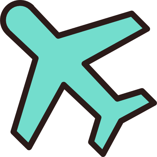 Plane aeroplane airport flight icon