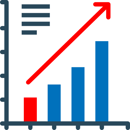 Analytics business and finance statistics seo and web icon