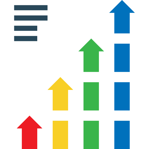 Diagram line graph business and finance bar chart icon