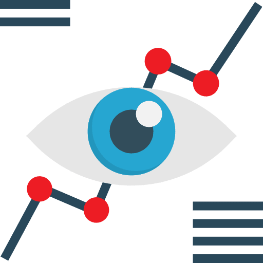 Eye marketing statistics eye icon