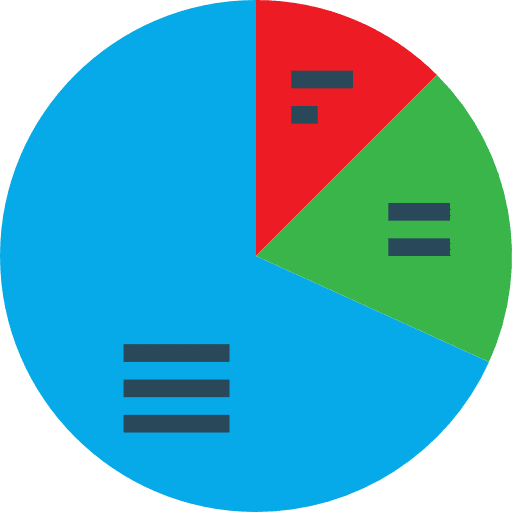 Pie chart business pie chart stats icon
