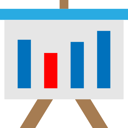 Presentation presentation statistics business and finance icon