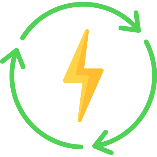 Electricity thunder weather lightning icon