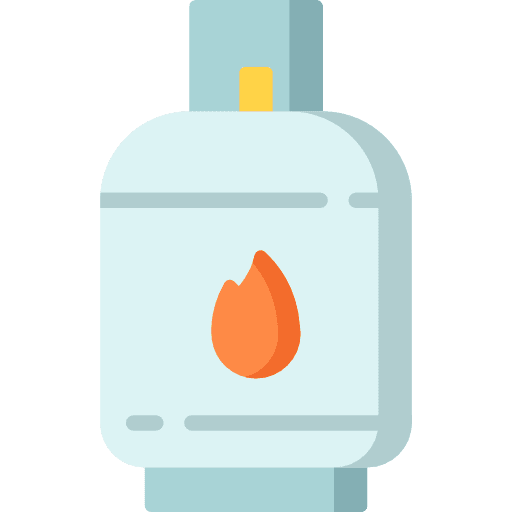 Gas power energy industry icon