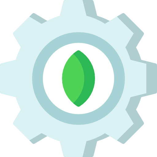 Settings settings cogwheel ecology icon