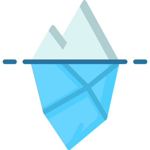 Iceberg polar nature iceberg icon