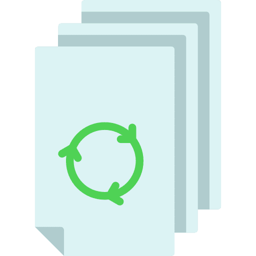 Paper documents interface sheet icon