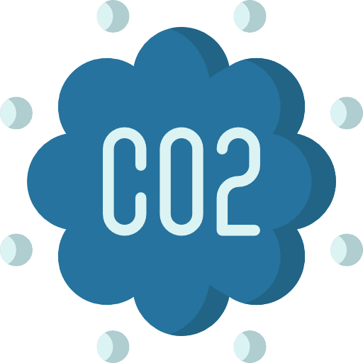 Co2 industry ecology and environment pollution icon