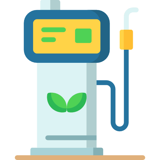 Eco fuel ecology and environment gasoline fuel icon