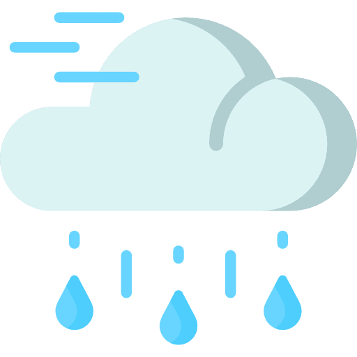 Rain rainy ecology and environment storm icon