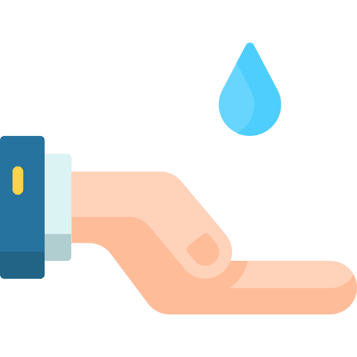 Save water nature raindrop save icon