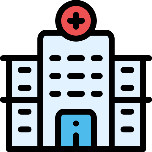 Hospital medical hospital health icon