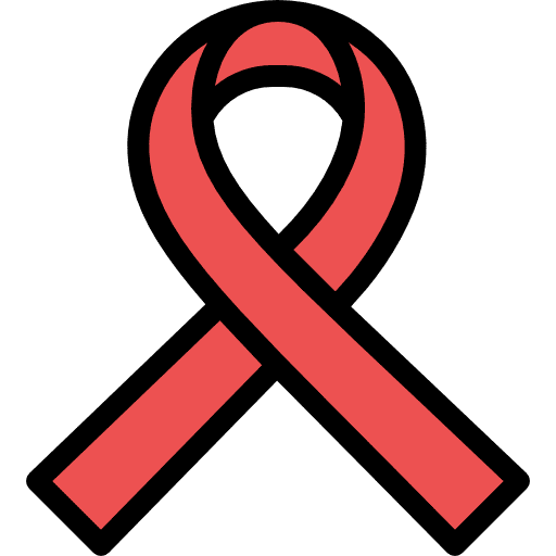 Ribbon ribbon aids signs icon