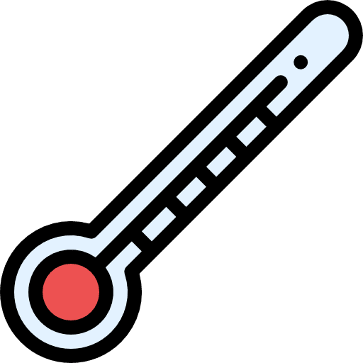Thermometer fahrenheit temperature tools and utensils icon