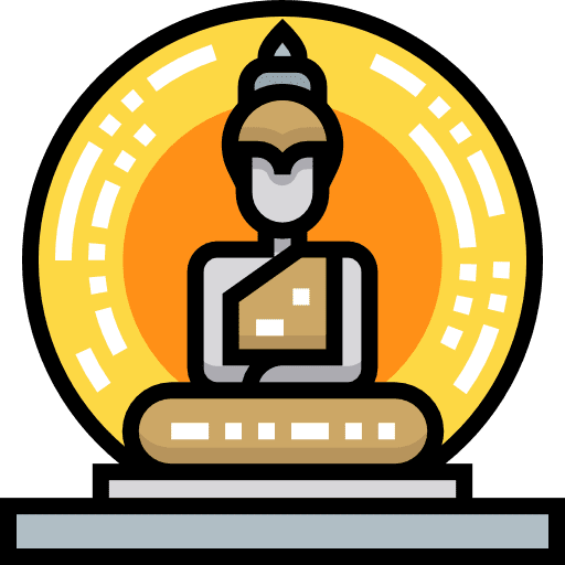 Buddha asia monuments thailand icon