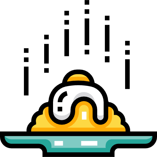 Rice asian food gastronomy icon