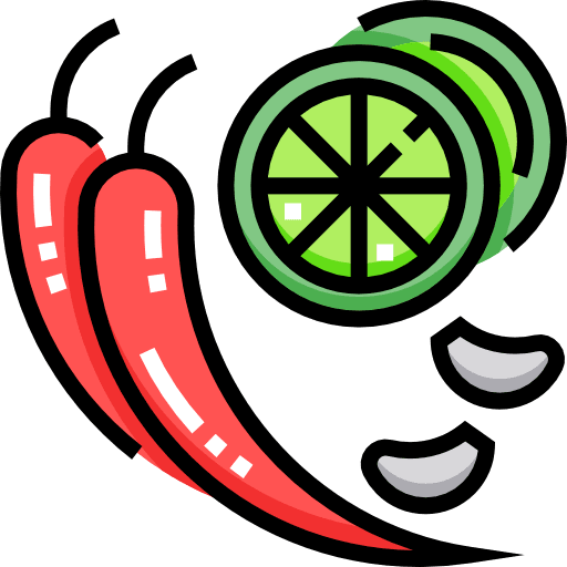 Seasoning seasoning hot food and restaurant icon