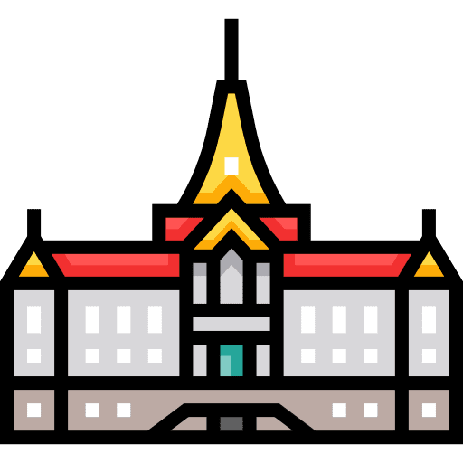 Bangkok palace architecture and city bangkok icon